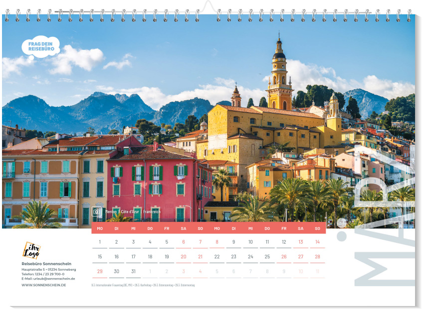 A3 Wandkalender 2027
