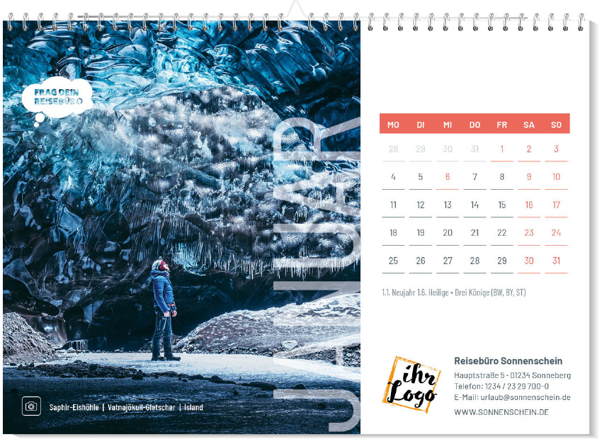 A5 Tischkalender 2027