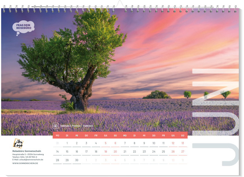 A3 Wandkalender 2027