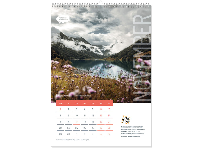 A4 Wandkalender 2027