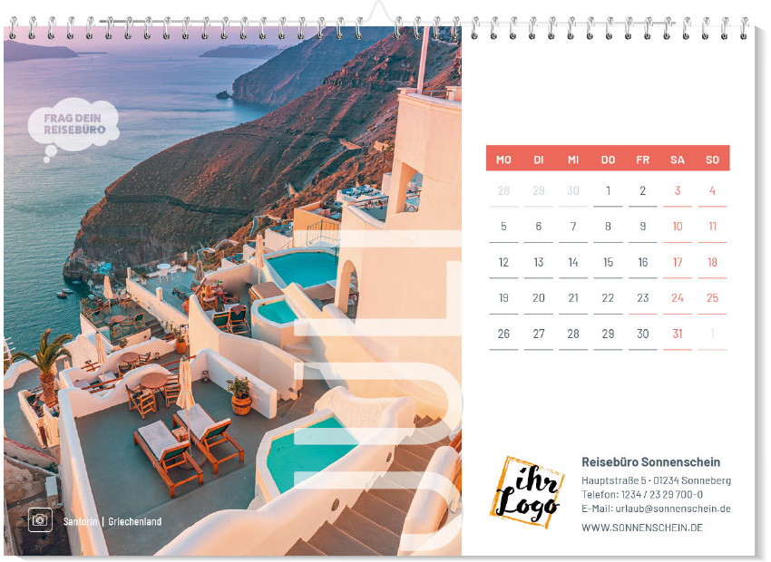 A5 Tischkalender 2027