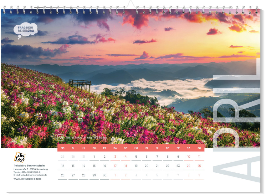 A3 Wandkalender 2027
