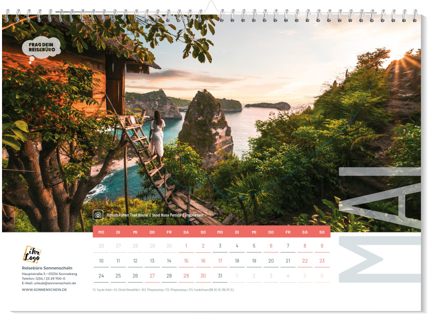 A3 Wandkalender 2027