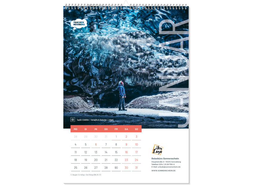 A4 Wandkalender 2027
