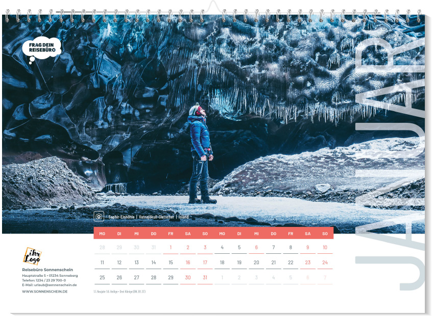 A3 Wandkalender 2027