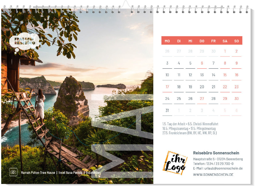 A5 Tischkalender 2027