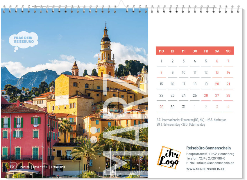 A5 Tischkalender 2027