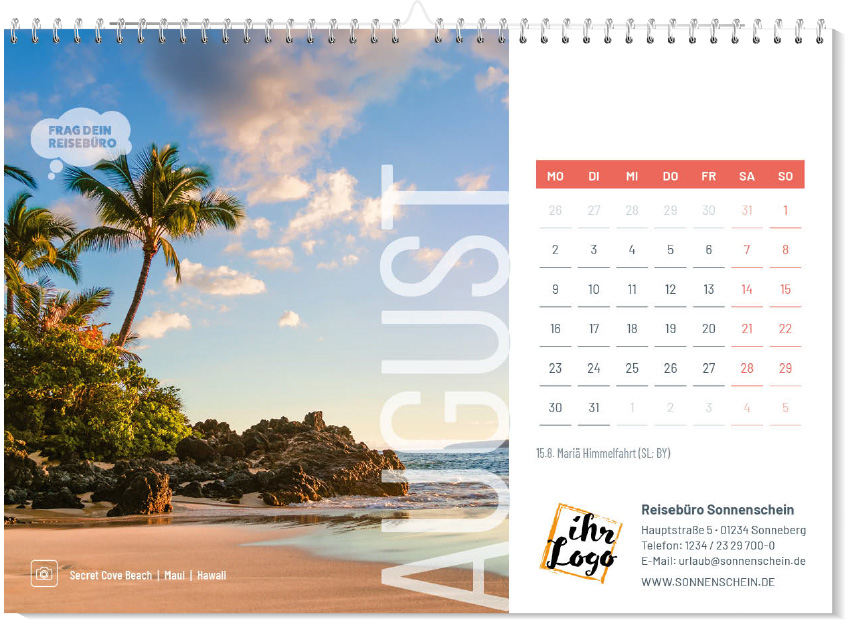 A5 Tischkalender 2027
