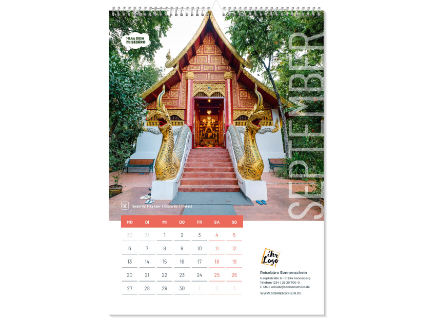 A4 Wandkalender 2027