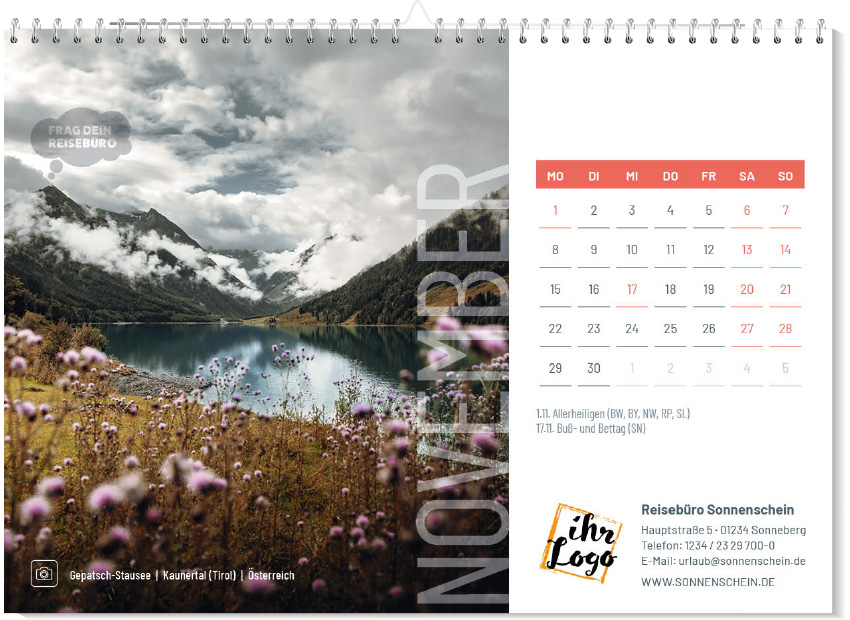 A5 Tischkalender 2027