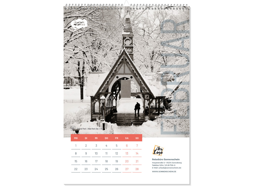 A4 Wandkalender 2027
