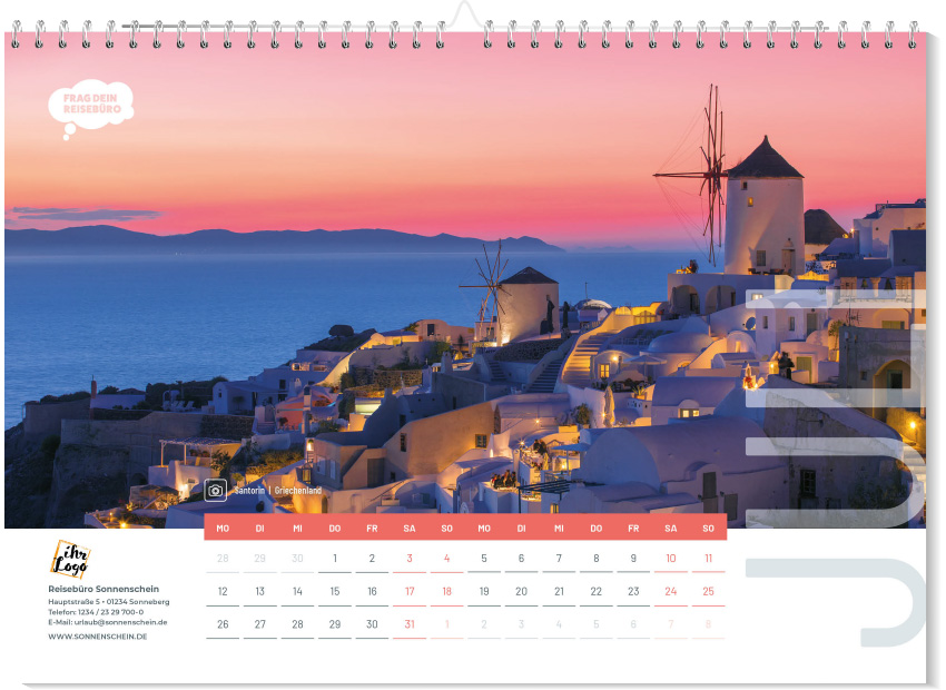 A3 Wandkalender 2027