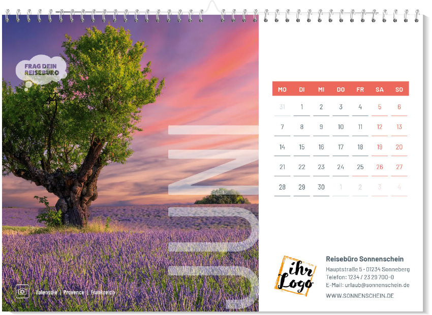 A5 Tischkalender 2027