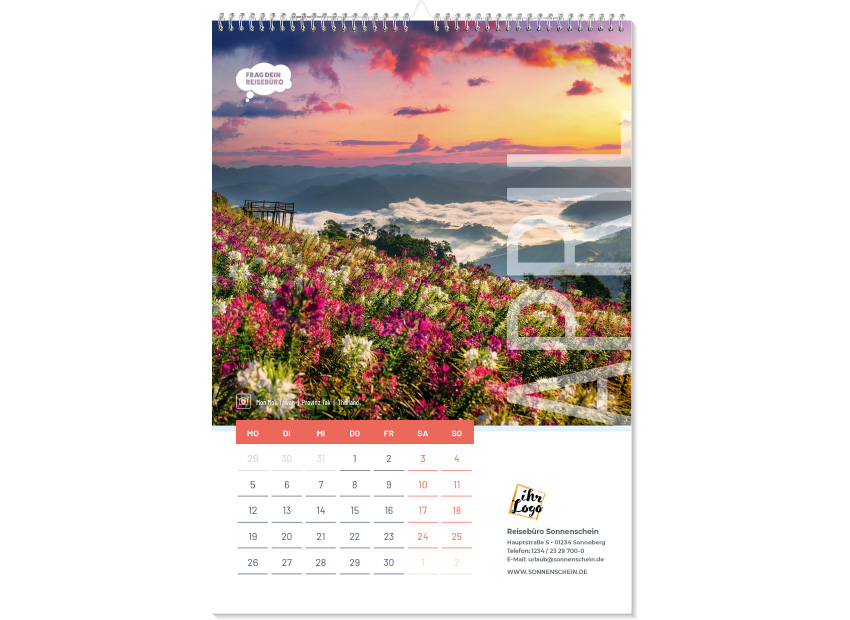 A4 Wandkalender 2027
